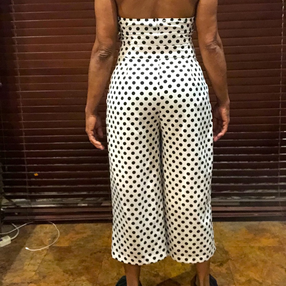 Black and white Romper